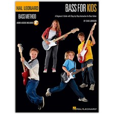 Hal Leonard Bass For Kids - Bass Method Book/online Audio 