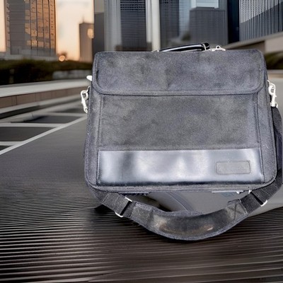 Targus Black 15.5'' x 11.5'' Laptop Bag Briefcase +Shoulder Strap hndl+Pouch&pckt