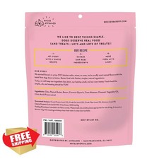 Bocce's Bakery Peanut Butter Bacon Dog Treats Wheat-Free 2lb