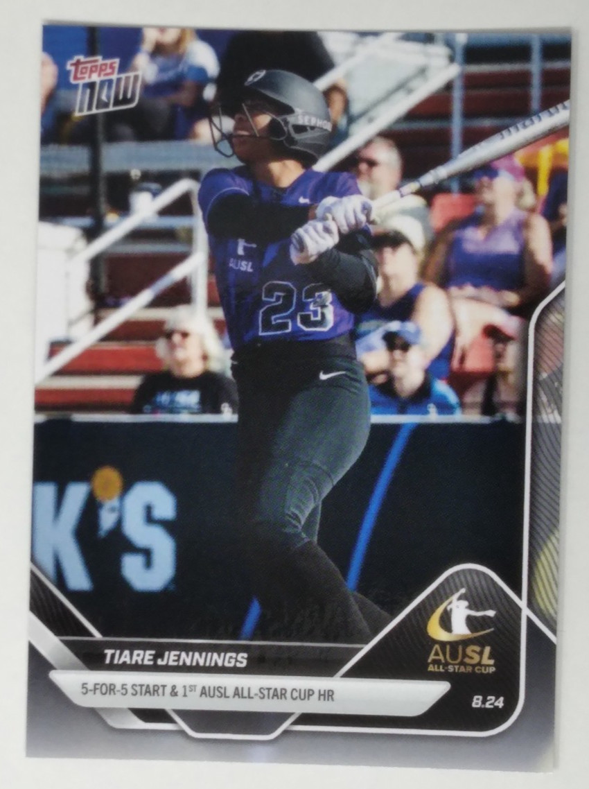 Tiare Jennings 2025 AUSL Topps NOW Card 36