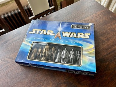 Star Wars Episode 2 Angriff der Klonkrieger Schachspiel Zinn & Bronzeoptik