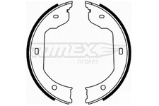TOMEX Brakes Bremsbackensatz TX 21-90 für BMW 7HA TRANSPORTER VW TOUAREG 7LA 7L6