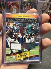 2019 Panini Prestige Changing Stripes Dual Relics #CS-AJ Alshon Jeffery
