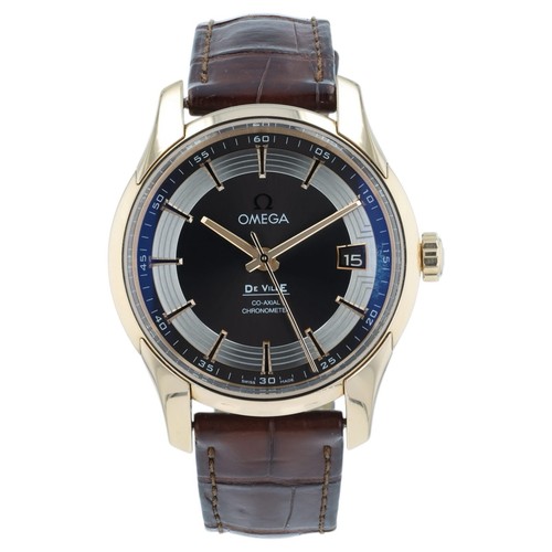 Omega Hour Vision 41mm Brown Dial 18k Rose Gold 41mm Watch 431...