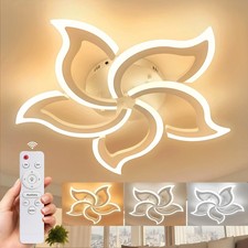 Modern Lamp LED Ceiling Light Dimmable Chandelier Lights Living Room Bedroom