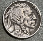 1924 Buffalo Nickel, nice original VF condition coin no issues