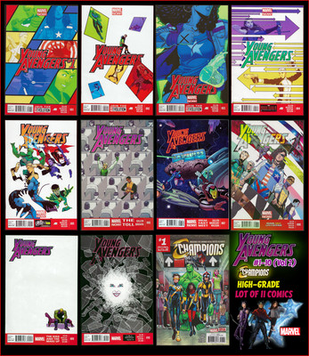 YOUNG AVENGERS #1-10 2013 CHAMPIONS #1 2016 1ST NEW TEAM LOT OF 11 MARVEL VF/NM