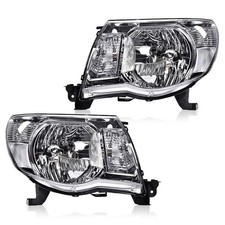 Headlights Assembly Compatible with Toyota Tacoma 2005-2011 Bumper Headlamp