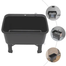 Portable Floor Mop Sink, Large Capacity Mop Bucket Freestanding Utility Mop Sink