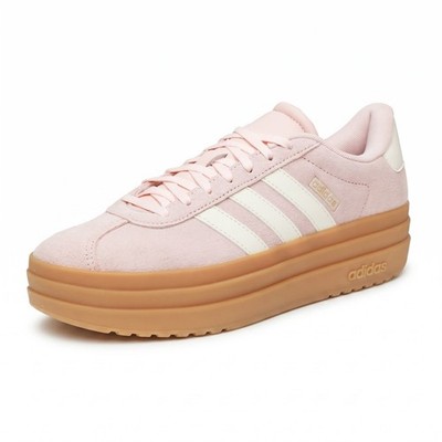 Adidas Vl Court Bold J Rosa - Größe 39 1/3 [6 US 24,2cm] Schuhe Mädchen Junior