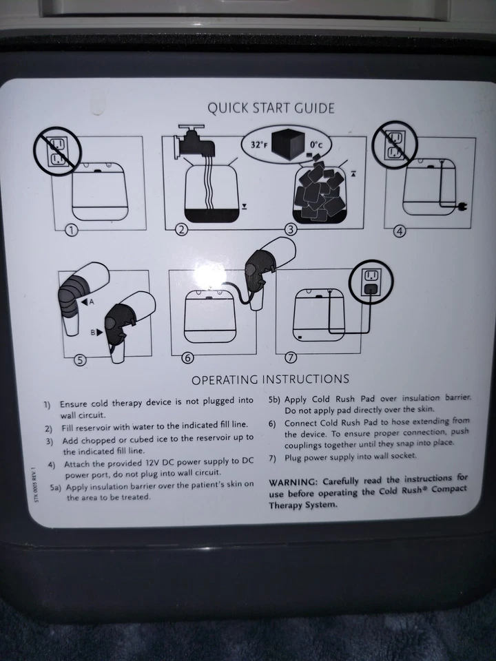 Sistema de recuperación de compresión en frío Ossur para uso personal o deportivo Foto 2 de 4