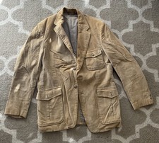 Vintage Mens corduroy blazer jacket sport coat Medium R 40 Made In Japan