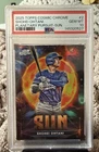 2025 Topps Cosmic Chrome Shohei Ohtani Planetary Pursuit Sun PSA 10