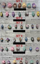 Labubu Shoe Charms Compatible Crocs. Different Sets to chose from.