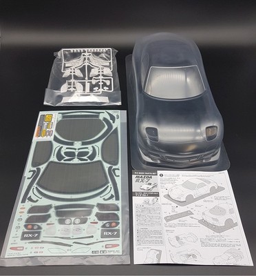 TAMIYA R/C KAROSSERIE 1:10 MAZDA RX-7 DRIFT UNLACKIERT (BULK)  # 300051270-B