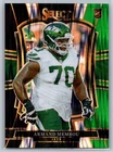 2025 Panini Select #176 Armand Membou Black and Green Prizm Shock