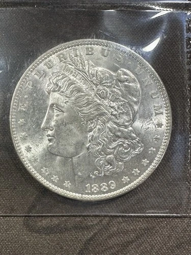 1889 P Morgan Silver Dollar Uncirculated Coin