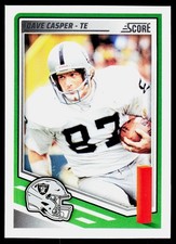 2025 Score Dave Casper #83 Oakland Raiders