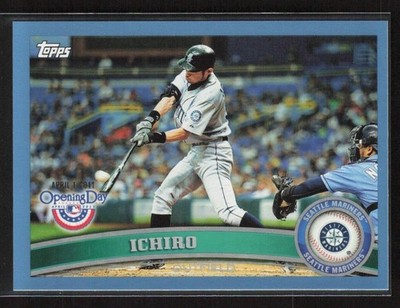 Ichiro Suzuki 2011 Topps Opening Day #110 Blue /2011 Seattle Mariners