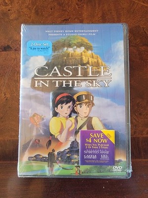 Castle in the Sky DVD 1986 Hayao Miyazaki 2-Disc Out of Print OOP Factory Sealed