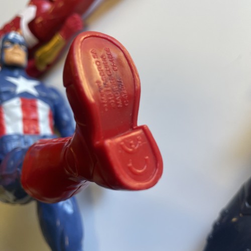 Marvel Action Figures 12” Captain America Star Lord Falcon 2013 2014 2016 3 Set - Picture 8 of 15