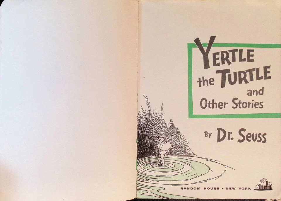 1958 Dr Seuss Yertle The Turtle And Other Stories Book Breaker Junk Journal - Изображение 4 из 4