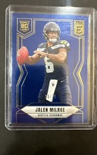 2025 Panini Donruss Elite - Rookies Jalen Milroe #131 Blue 36/75 (RC)