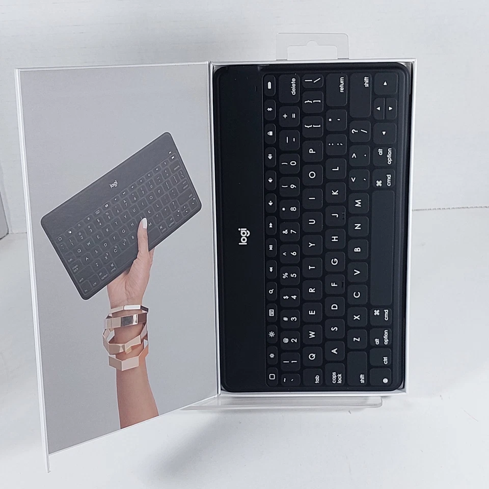 Logitech Keys to Go Super Slim Bluetooth Keyboard for iPhone, iPad, Apple TV - Image 3 of 4