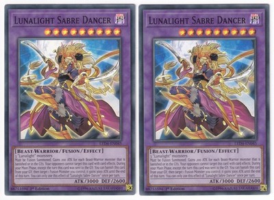 2x Wahnsinnsäbeltänzerin - (LED4-DE045 - 1. Auflage - Super Rare) - NM - Yugioh