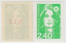 Timbre France 2823a** numéro rouge venant de roulette