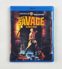 1975 Doc Savage Man Of Bronze Blu-ray Disc Warner Bros WB Archive Collection