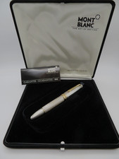 Montblanc Meisterstück Solitaire 146 Füller 925 Silber Korn 18 K Gold Feder M