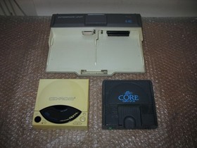 NEC PC ENGINE INTERFACE UNIT+CD ROM 2 SYSTEM+CORE GRAFX CONSOLE JAP IMPORT
