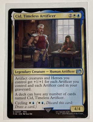 Cid, Timeless Artificer - 0407 - Final Fantasy - FIN  - Magic, MTG - NM