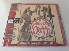 Sacred Oath Demo Anthology (1985-1986) New CD Heavy Metal
