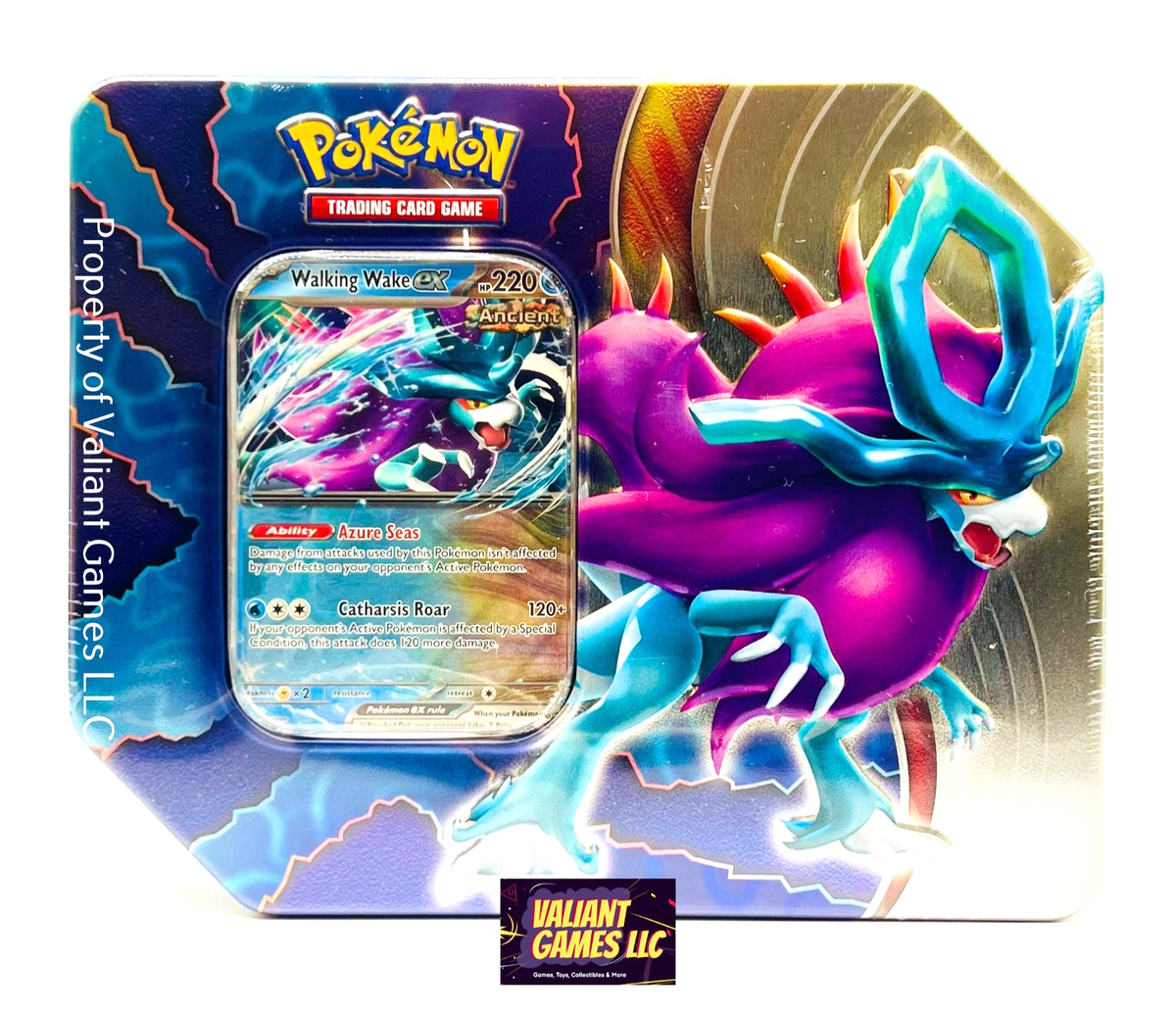 pokemon paradox destinies card list Pokemon Paradox Destinies Walking Wake Tin Sealed