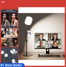 Desk Video Conference Light 7 Inch 30 Modes CRI 97.8 USB Powered with Phone