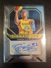 2021-22 Panini Prizm WNBA Diamond DeShields Auto #SG-DDS Sky