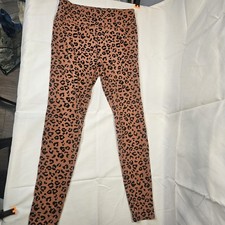 Wild Fable Leopard Print Leggings Women  s Small Brown High Rise Active Pants