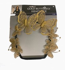 Adult Gold Butterfly Women Headpiece  Crowns  Tiara