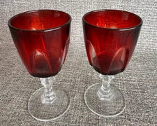 Vtg Luminarc Cristal D'Arques Durand France 3.25" Cordial Glasses - Set of 2