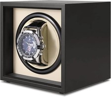 Automatic Single Watch Winder Type-C Powered Vertical Winding Quiet Stackable