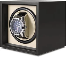 Automatic Single Watch Winder Type-C Powered Vertical Winding Quiet Stackable
