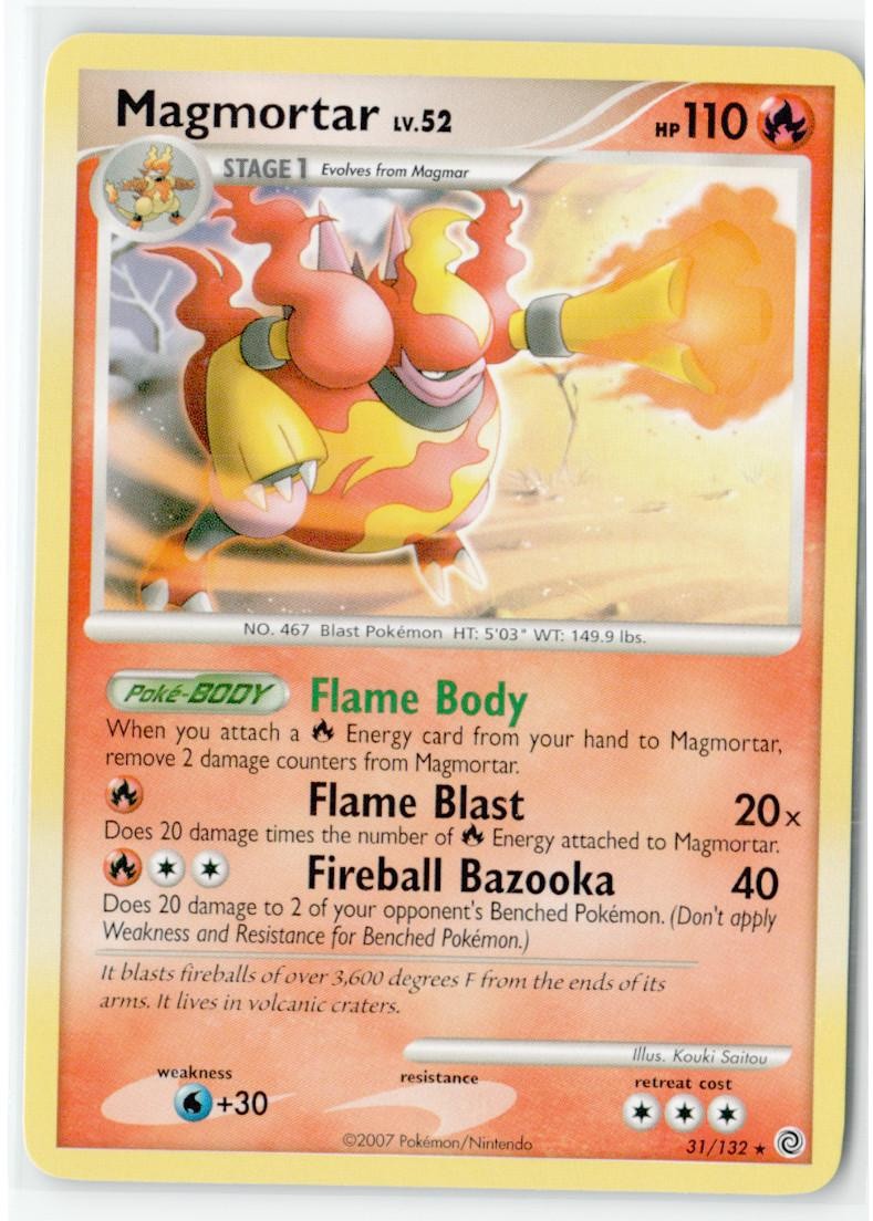 Magmortar 31/132 Rare Secret Wonders Pokemon Near Mint