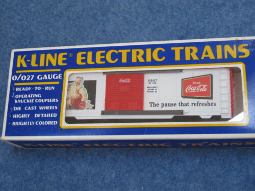 1996 K-Line K-6447 Coca Cola Christmas Edition Historical Box Car L1344 - Picture 1 of 2