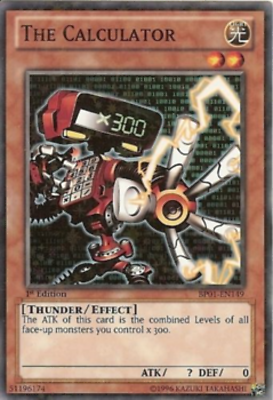 The Calculator BP01-EN149 Starfoil Rare Near Mint 1st Edition YUGIOH CARD The Calculator BP01-EN149 Starfoil Rare Near Mint 1st Edition YUGIOH CARD