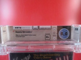 Heavy Shreddin' (Nintendo NES) **BRAND NEW** Sealed! WATA 8.0 B+ *damaged case*