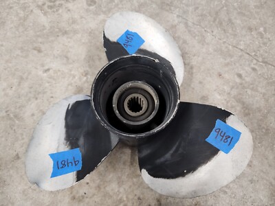 ALUMINUM 13 3/4'' X 13P SOLAS AMITA 3 PROPELLER, 3411-138-13, YAMAHA 4.25'', P9481