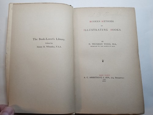 Modern Methods Of Illustrating Books - 1887 - H Trueman Wood - Picture 5 of 9