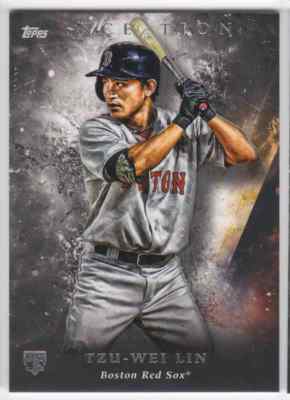 2018 TOPPS INCEPTION TZU-WEI LIN RC BOSTON RED SOX #8
